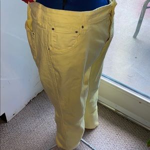Sweet heart denim jeans size 16   Yellow